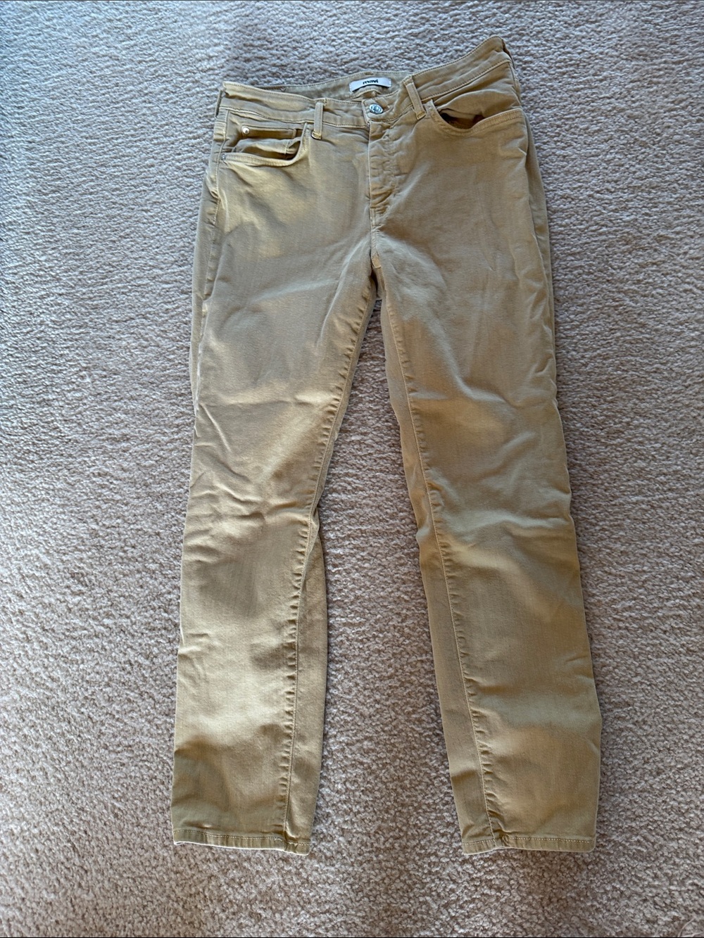 Mavi Womeny Slim Straight Jeans in Tan